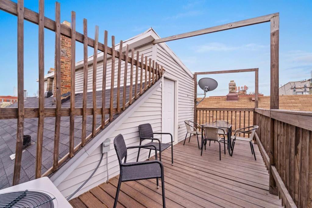 Cozy, Top-Floor 3Br Loft With Balcony In West Town Chicago Luaran gambar